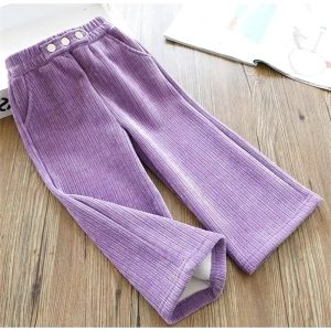Pantalon Velours Fille - Pantalon Velours